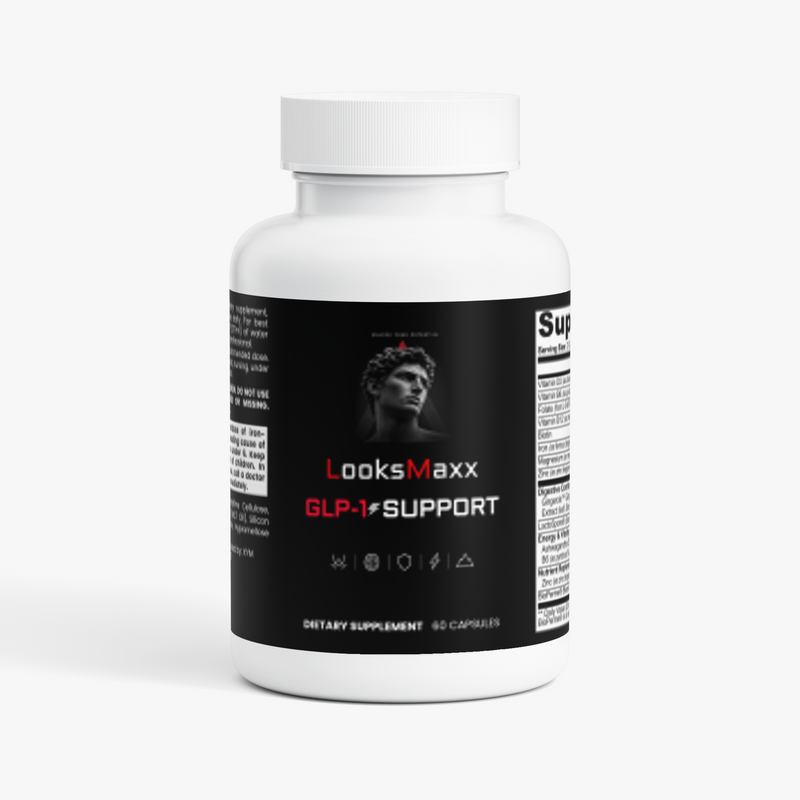GLP-1 Support Capsules – Digestive & Metabolism Supplement for Looksmaxxing