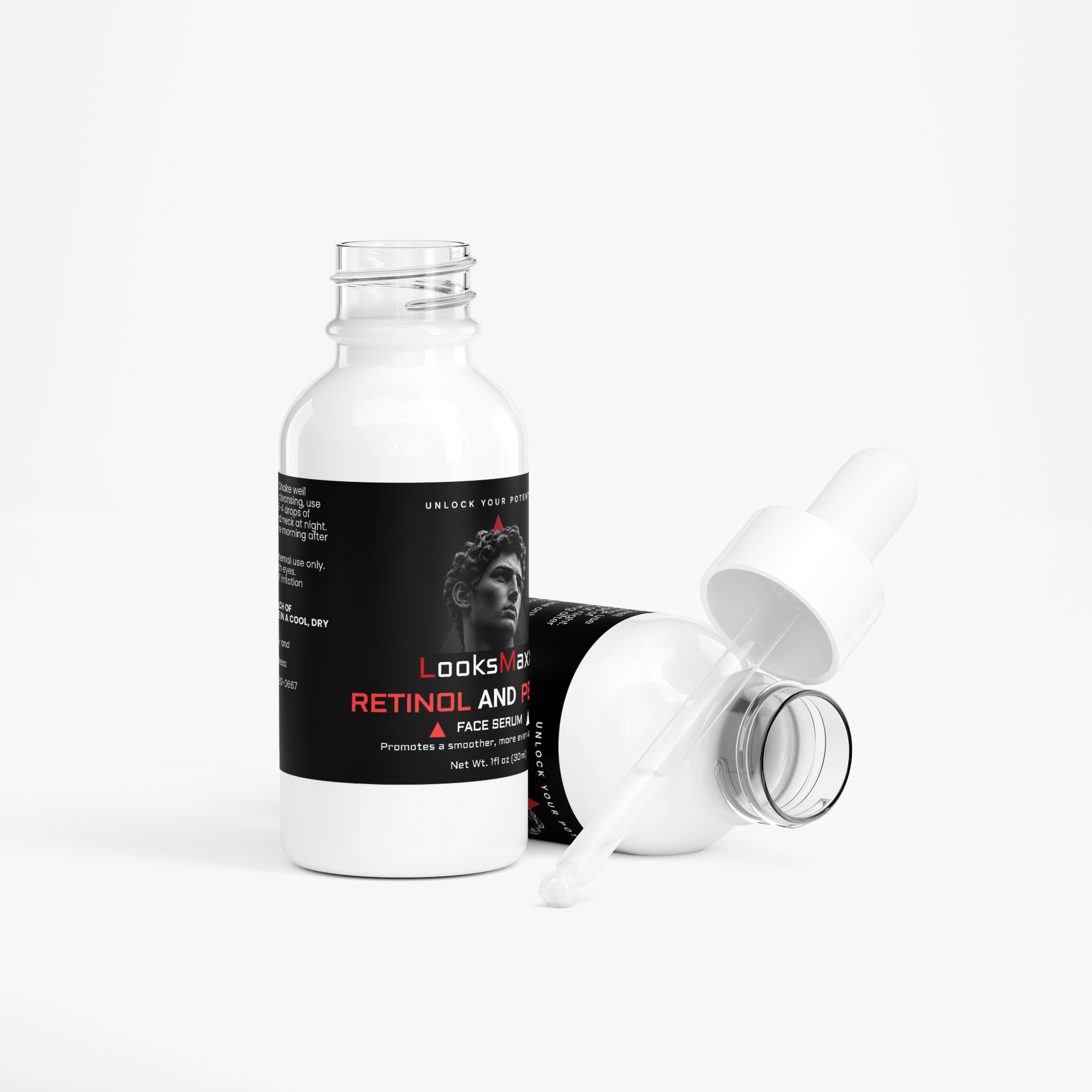 Retinol and Peptide Face Serum - Refresh your skin's appearance overnight